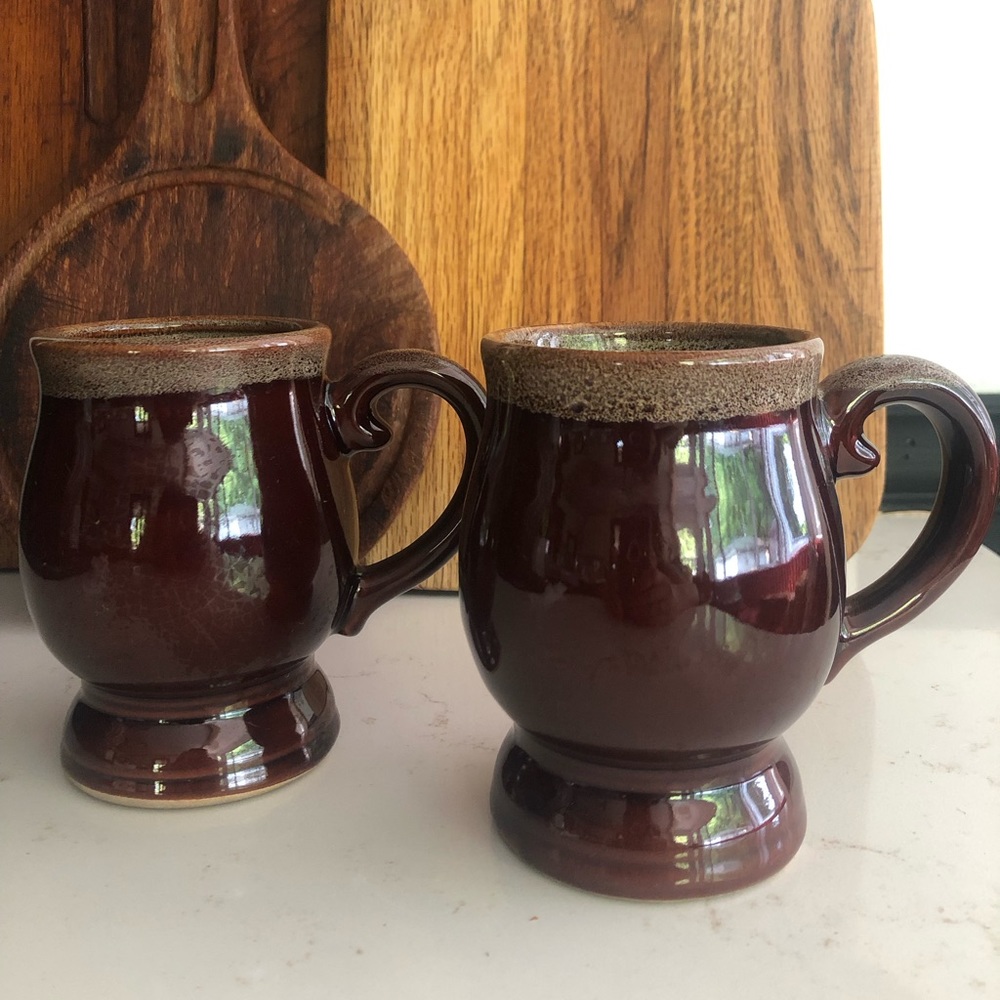 Vintage Dip Glazed Mugs
